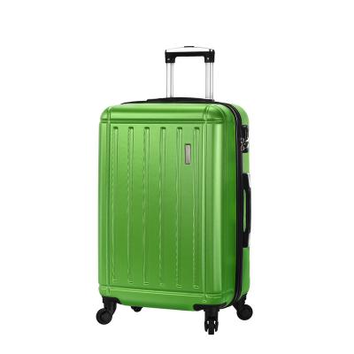 China Zipper factory supply Champagne/green /silver/purple/navy-blue luggage case for sale