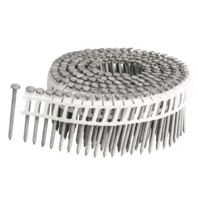 China 2.5*57mm Diamond Point Wire Collated Nails , Hot Dipped Galvanized Finish Nails for sale