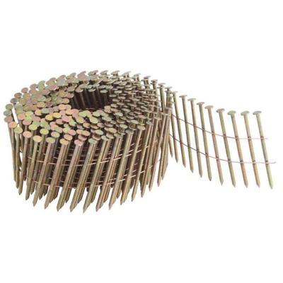 Κίνα High Quality Mexico Factory Collated Screw Ring Smooth Shank Wire Coil Nails for Wood Pallet Pneumatic Nail Gun Use προς πώληση