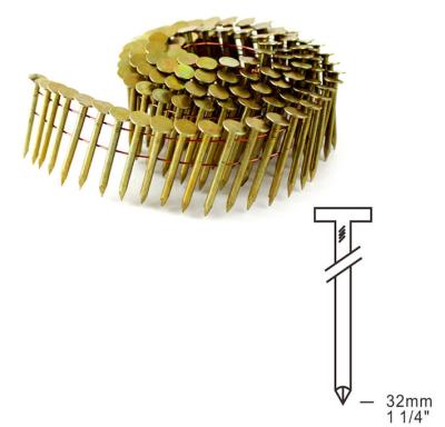 China 1 1/4 techumbre brillante lisa del metal clava 15 - 16 grados ASTM de estándar en venta