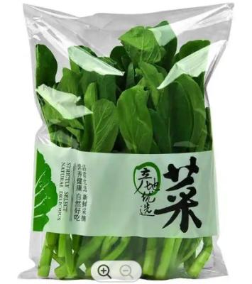 中国 野菜の食品包装のためのWicketedの通気性の穴があいたポリ袋 販売のため