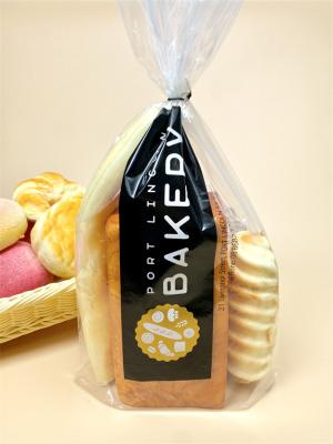 中国 Transparent Leakproof Bread Bag with High Durability 10 Colours Printed for Food Storage 販売のため