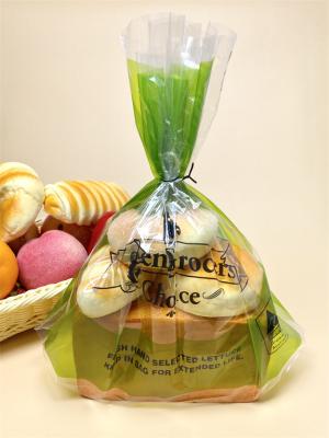 China Durability 10 Color Printed Bread Bag Leakproof Food Storage with Transparent View for sale