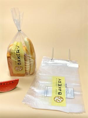 中国 Poly PP Wicket Bag Bread Bag Transparent Package Printed 10 Colours 販売のため