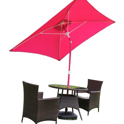 China Contemporary Outdoor Beach Garden Sun Shade Umbrella Stainless Steel Custom Aluminum Ribbed Umbrella for sale