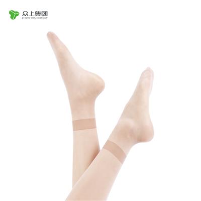 China Nylon Breathable Wholesale Breathable Sheer Silk Sock Short Sock for sale