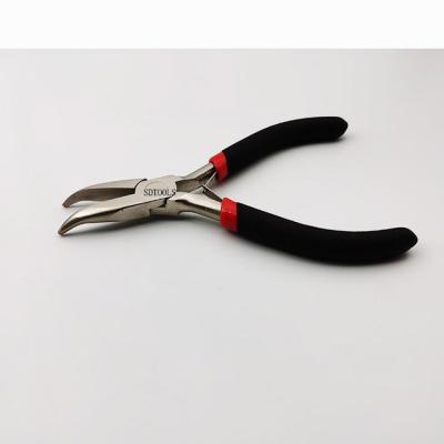 China MULTI FUNCTIONAL Multi Tool Mini Bent Nose Plier With Double Spring Pliers Nickel Plated Iron Pliers for sale