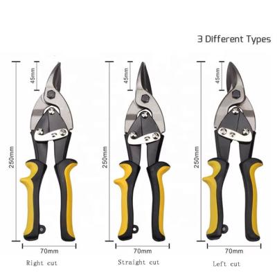 China CR-V Universal Cutter High Quality American Kind Aviation Snips Scissor Tool Kit Directly Cut Left Right Cutter Cut for sale