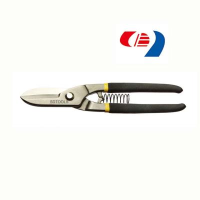 China German Tin Snipper Low Price High Quality Carbon Steel Universal Cutting Type Tin Snips Shears for sale