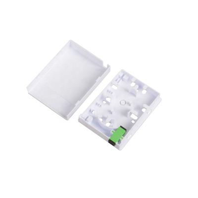 China Wall Mounted FTTH FTTB FTTX 1 Core Fiber Terminal Box FTTH FTTH Fiber Optic Termination Box Waterproof Fiber Optic Box Body Wall Mounted for sale