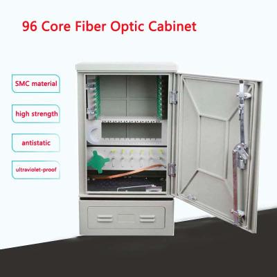 China FTTX FTTH ODF Saitong FTTH 96 Core Fiber Optic Cabinets SMC Fiber Distribution Cross Patch Cabinet Fiber Optic Distribution Cabinet for sale