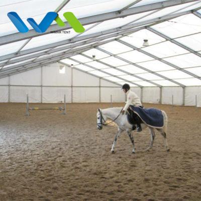 China Waterproof Water Proof 25m Span PVC Wall Sport Tent For Riding Arena for sale