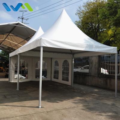 China 100% water proof aluminum frame 5x5 outdoor pagoda marquee tent 5m x 10m cheap for wedding for sale