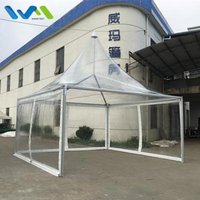 China Waterproof Cheap Popular Transparent 5mx5m Marquee Party Pagoda Tent for sale