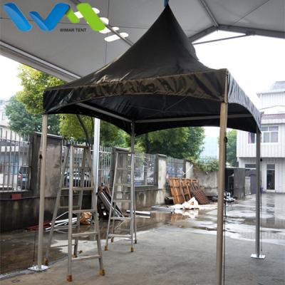 China High peak waterproof outdoor 3x3m aluminum cone shaped pavilion tent for sale for sale