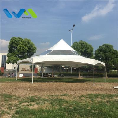 China Popular Waterproof Style 12m High Peak Hexagonal Style Roof Kenya Tent For Sale for sale