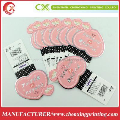 China New Design Waterproof Header Cards Sock Packing In Box for sale