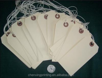 China Shackle Eco-Friendly Hang Tags W/String for Your Primitive Crafts for sale