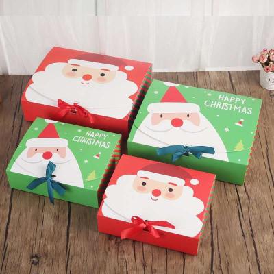 China Recycled Materials Happy Christmas Gift Box For Kids for sale