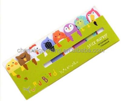 China As Cute Customer's Requirement Film Index Notes Sticker Marker Marker Marker Flags Index Pad Label Page Sticky Marker for sale