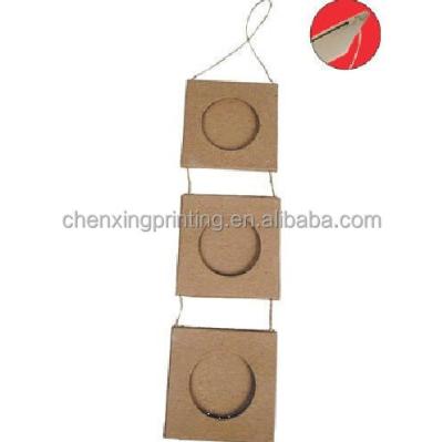 China Papier Mini Paper Mache Linked Frames - circle cardboard photo frames for sale