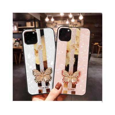 China Wholesale TPU+PC Fashion Designer Waterproof Cell Phone Case With Diamond for sale