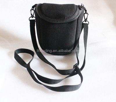 China Factory Recyclable Customize Black Cloth Neoprene Shoulder Bag Neoprene Camera Bag for sale