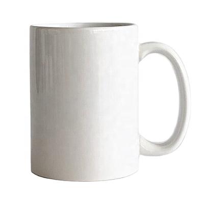 China Hot Selling 2021 New Product Factory Supply Disposable 15oz High Quality Straight Side Coated Ceramic Coffee Mugs White Sublimation Mugs for sale