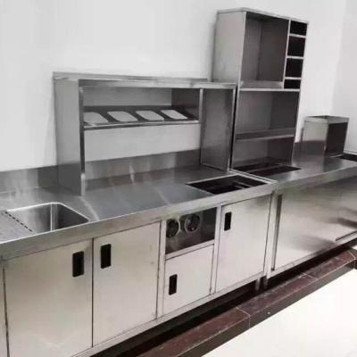 China Five-star stainless steel hotel kitchen design and installation kitchen equipment school stainless steel products support customization for sale