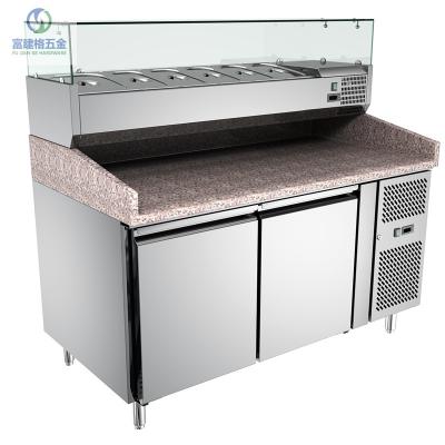 China Single-Temperature Hotel / Restaurant Equipment Salad Counter Cooler Cabinet Salad Counter for sale