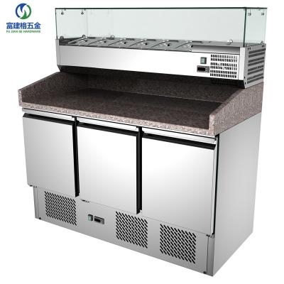 China Single-temperature countertop pizza fridge equipment restaurant machine/pizza/table pizza fridge for sale