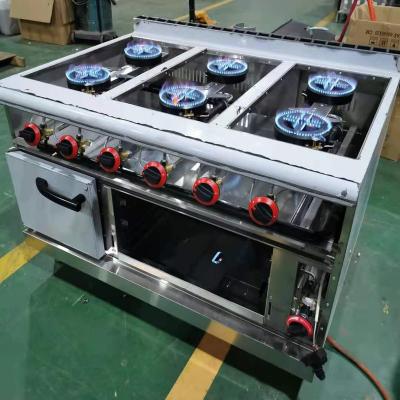 China Hotel Western High Performance Food Restaurant Kitchen Equipment 700 Gas Cooking Range Chinese Manufacturers for sale