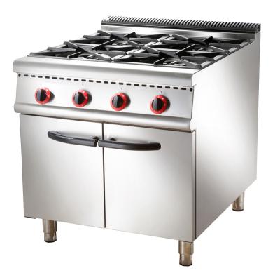 China Hotel CE Certification Electric Or Heavy Duty Gas Oven 4 Burners Stainless Steel Gas Cooker for sale