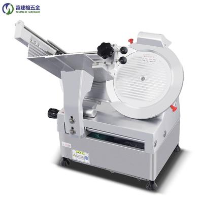 China Hotels slice thickness meat flaker machine rotary knife slicer 300mm thin cut beef 30kg/hour for sale