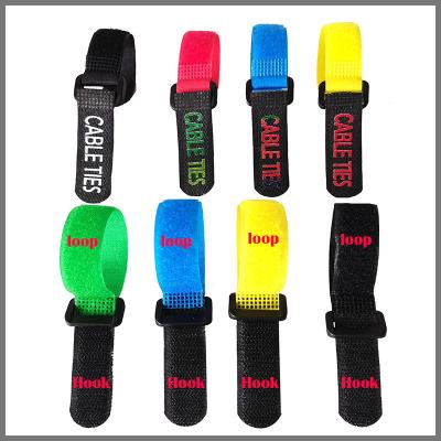 China Viable Custom Logo Printed Industrial Nylon Hook And Loop Strap With Adjustable Buckle Webbing High Quality Attaching Strap for sale