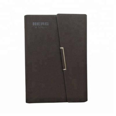 China Printed custom handmade embossed foldable diary with logo keepsake gift with business card holder for sale