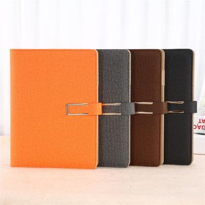 China Personalized Luxury Refill PU Notebook Eco-friendly Inner Paper Gift Set With Lock for sale