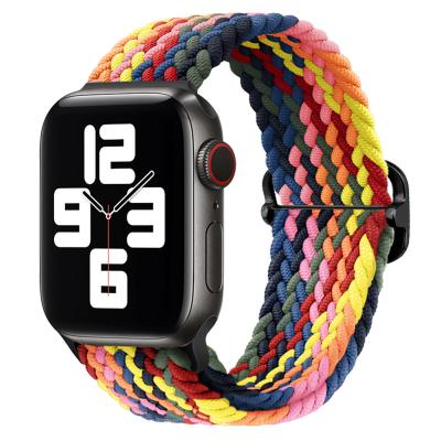 China Hot Sale Nylon Watch Band Strap On Amazon Apple Watch Series 7 iWatch Strap for sale