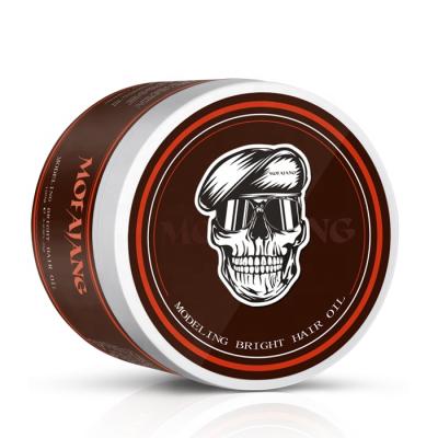 China MOFAJANG Organic Men's Hair Styling Cream Strong Disposable Hair Styling Wax Clay Hair Pomade for sale