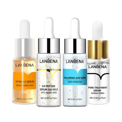 China Whitening Ordinary LANBENA Hyaluronic Acid Vitamin C 24K Blueberry Pore Treatment Blackhead Remove Serum for sale