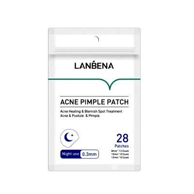 China LANBENA Acne Treatment Pimple Correction 28pcs Invisible Acne Stickers Damage Treatment Acne Pimple Remover Tool Main Skin Care Face Cream for sale