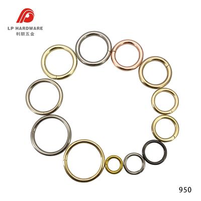 China Connection Opening Iron Leather Circle Of Handbags And Metal Ring Iron Ring Merchandise Bags Luggage Hardware Accessories for sale