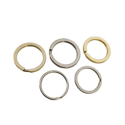 China Bags Key Chain Making Jewelry Buckle Metal Double Ring Zinc Alloy Diy Ring Buckle Accessories for sale