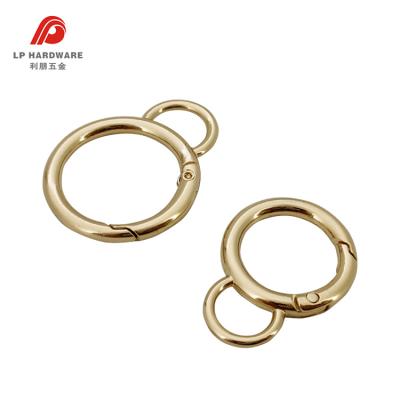 China Hardware wholesale handbags accessories handbags factory handbags spring hook circle main chain double ring spring open buckle for sale