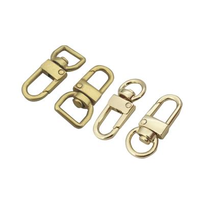 China Handbags/suitcases/good quality gold plated jewelry lobster claw swivel key chains/crafts metal key chain clasps for key ring making and hangbag for sale