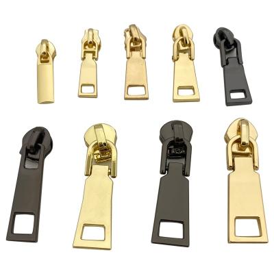 China Handbags/Suitcases/Clothing Customized Clothing Tent Luggage Handbag Antioxidant Durable Metal Zipper Puller for sale