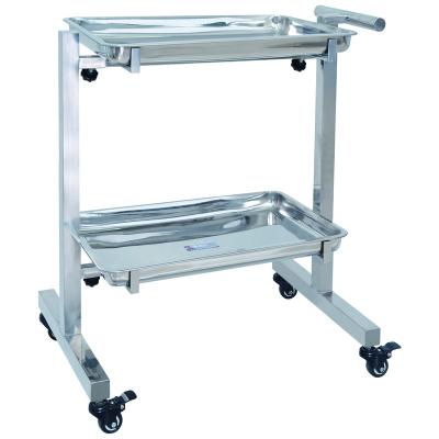 China Factory Price Adjustable Pet Grooming Table Stainless Steel Adjustable Dog Grooming Instrument Cart LT-1805 for sale