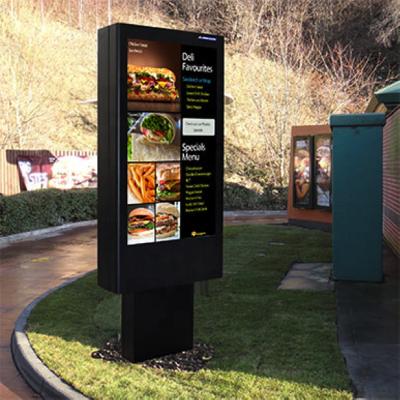 China Outdoor Outdoor Display Custom 1500 2000 3000 nit High Brightness Outdoor Lcd Ad Displays for sale