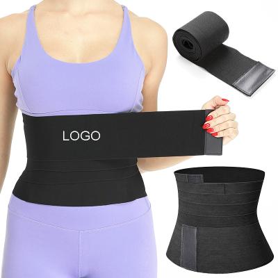 China Hot Antibacterial Shaper Compression Waist Slimming Cincher Belly Trimmer Belt Wrap For Waist Trainer Women Gym for sale