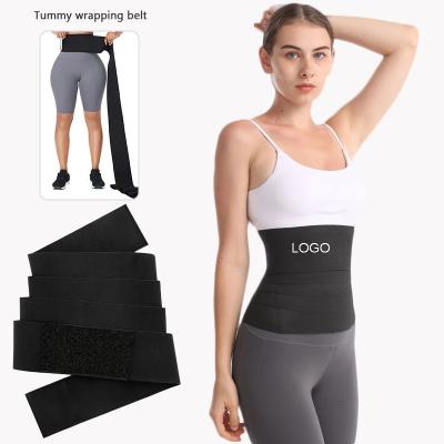 China Antibacterial Fashion Stomach Belt Waist Trimmer Weight Loss Women Waist Trainer Shaper Trimmer Belt for sale